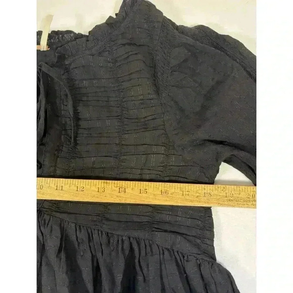 NWOT Free People Black Embroidered Size Small Mini Dress - Picture 7 of 9